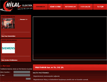 Tablet Screenshot of hilalelektrikltd.com.tr